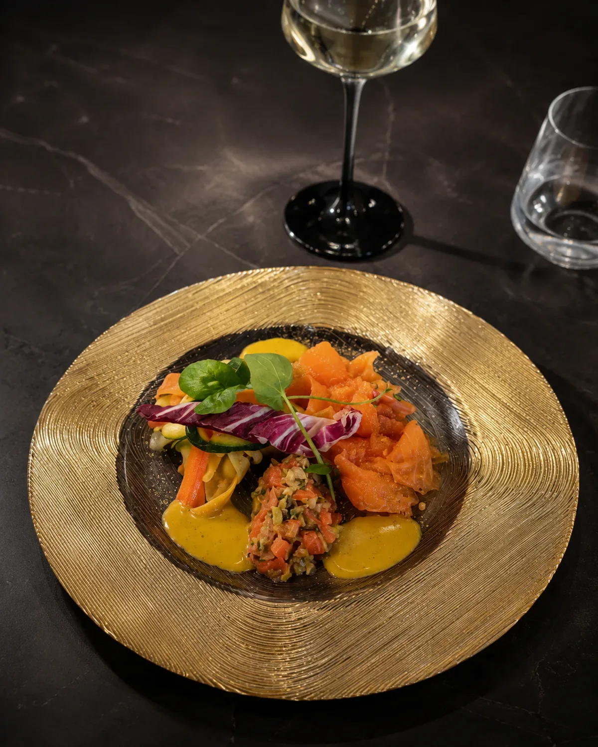 Assiette de saison préparée par la Cheffe Valérie